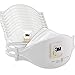 3M Aura Particulate Disposable Respirator 9211+ with Cool Flow Valve, N95, Smoke, Grinding, Sanding, Sawing, Sweeping, Woodworking, Dust, 10/Pack primary