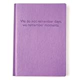 Eccolo Essential Collection 5 x 7 Inches Lined Journal, Remember Days