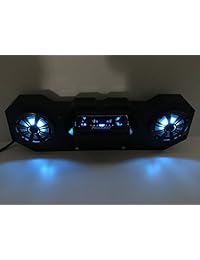 SD 4BBT2RGB - Sistema estéreo Polaris RZR BT UTV de lado a lado (altavoces marinos de 2-6.5 ")