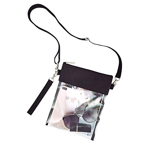 GreenPine Clear Crossbody Purse Bag NFL,NCAA Stadium Approved Clear