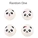 Panda Squishy 3 pack toys (Choice of gray or pink popular ninja panda) slow rising jumbo giant scented cute soft and silly set of squishies stress reliever prime for kids and adults By RyRo Sen (Gray)