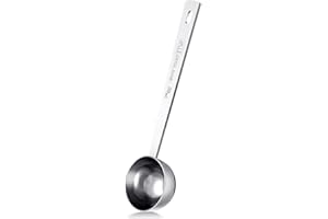 Long Handle Coffee Scoop 2 Tbsp Measuring Scoop Spoon 2 Tablespoon Stainless Steel Coffee Scoop for Ground Coffee Bean Tea Su