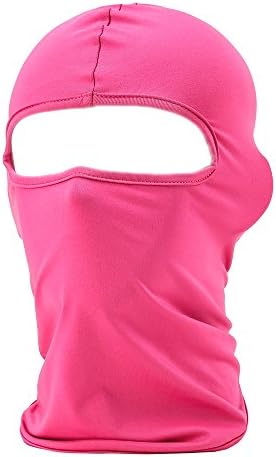 FENTI Multifunction Balaclava Stretchable Outdoors Full Face Mask in Milk Silk