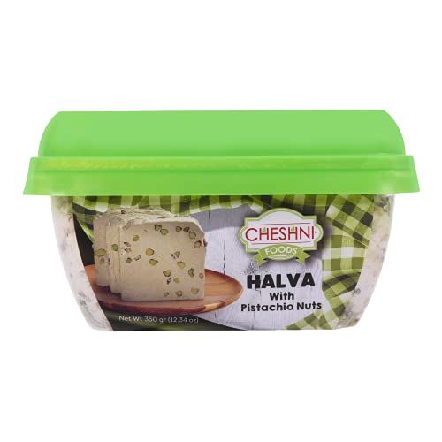 CHESHNI Halvah with Pistachio Nuts, Traditional Halva Candy, Kosher