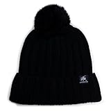City Hutner Ck1081 Solid Pom Pom Knit Beanie Hat (7 Colors)