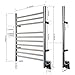 HEATGENE Towel Warmer Wall-Mounted Hardwired Heated Towel Rack Hot Towel Bar Brushed