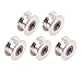 WINSINN GT2 Idler Pulley - 20 Toothless, 5mm Bore, for 6mm Width Timing Belt, Aluminum - Ideal for 3D Printers, CNC Machines (5-Pack)
