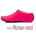 JIASUQI Athletic Pool Swimming Water Aerobics Shoes Woman Rose Red XL US 8.5-10.5 Women,7-8 Men