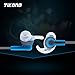 tikono in Ear Headphone, Earbud Headphones with Mic, Sports Earphone, Wired Headset, Top Stereo Bass 3.5mm Jack Headset Including Storage Bag with Carabiner