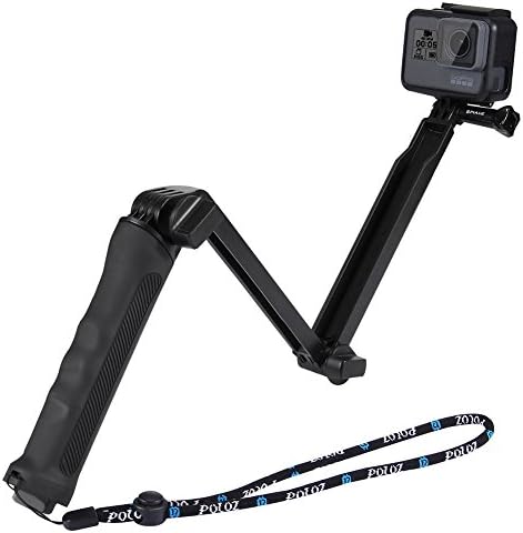 3-WAY GRIP FOLDABLE MULTI-FUNCTIONAL SELFIE-STICK EXTENSION MONOPOD FOR GOPRO