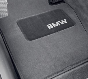 BMW Genuine Gray Floor Mats for E46 - 3 SERIES ALL MODELS CONVERTIBLE (1999 - 2006), set of Four
