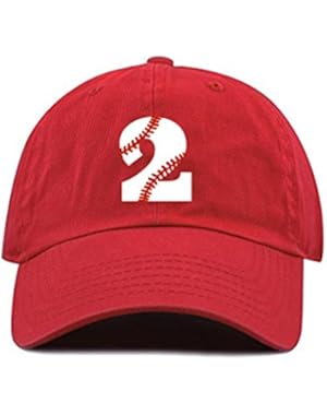 Toddler Baseball Cap Boy or Girl 2nd Birthday Kids Hat Baseball 2 Sports Hat Two Bday Tee Ball