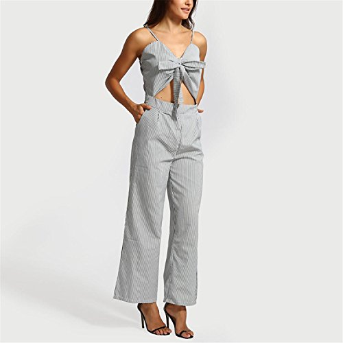 image for KESEELY 2018 Clearance Summer Romper Women Holiday Sleeveless Striped 