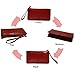 Befen Smartphone Wristlet Wallet Organizer with Credit Card Holder/ Wristlet - for Cellphone Up To 6 x 3.1 x 0.5 Inches - Jester Red