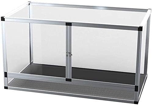 水槽の装飾トカゲ昆虫爬虫類メタルネットケージ爬虫類通気性脱獄防止ビバリウムボックス