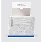 Clean Skin Face Towel XL, disposable face towel, Makeup Remover, Ultra Soft, Hipoalergenic towels, 50 Ct, 1 Pack