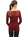 PattyBoutik Mama V Neck Lace Inset Maternity Tunic
