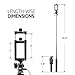 Spigen Velo S520W Selfie Stick Battery Free Wired Selfie Stick for iPhone X / 8/8 Plus / 7/7 Plus/Galaxy Note 9 / S9 / S9 Plus/Note 8 / S8 / S8 Plus/Pixel/XL/LG G6& More
