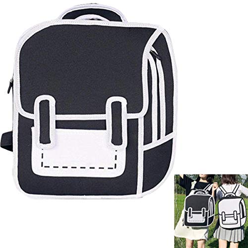 2d cartoon backpack