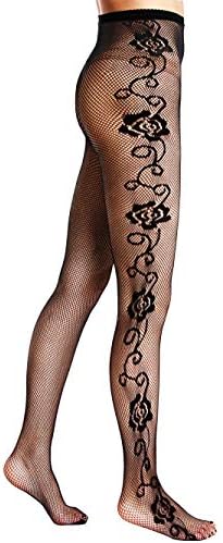 DittyandVibe Womens Stretchy Mesh Net Pantyhose Suspender Stockings Fishnet Tights