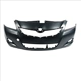 CarPartsDepot, 4-Door Front Bumper Cover Primed Black Plastic Assembly w/Fog Hole, 352-44813-10-PM TO1000321 5211952934??