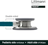 3M Littmann Classic III Stethoscope Caribbean Blue 27" 5623 view 3