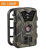 Trail Camera 12MP 1080P HD Game Hunting Camera with 65ft Infrared Night Vision,90°Detection Angle,24pcs 940nm IR LEDs,2.4