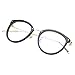 Amomoma Round Blue Light Blocking Glasses Computer Glasses Eyewear Frame AM5001, Black Frame/Clear Lens