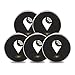 TrackR pixel - Bluetooth Tracking Device. Item Tracker. Phone Finder. iOS/Android Compatible - Black (5 Pack)