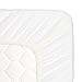 TillYou 2 Pack Fitted Crib Sheet-100% Woven Cotton Flannel(Breathable and Soft), Fit Standard Crib Mattress--White & Grey