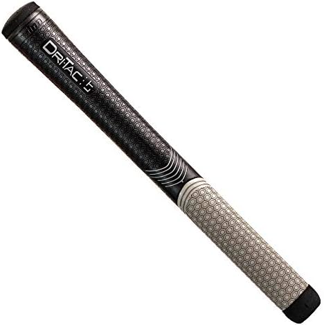 Winn Grips Dri-Tac LT (Less Taper) Golf Grip (Choose Size) (Oversize, Individual Grip Only), Black Winn Grips Dri-Tac LT (Less Taper) Golf Grip (Choose Size) (Oversize, Individual Grip Only), Black