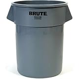 Rubbermaid Brute Trash Container 55 Gallon, Gray