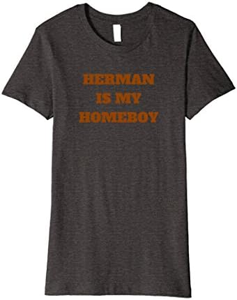 Womens Herman is my Homeboy T-shirt Medium Dark Heather