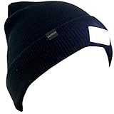 LED Beanie Hat Lighted Flashlight Unisex - Great for Camping, Sports, Jogging, Walking, Grilling, Outdoor Activities - One Size Fits Most