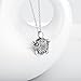 YFN Turtle Necklace Sterling Silver with Cubic Zirconial Necklace 18