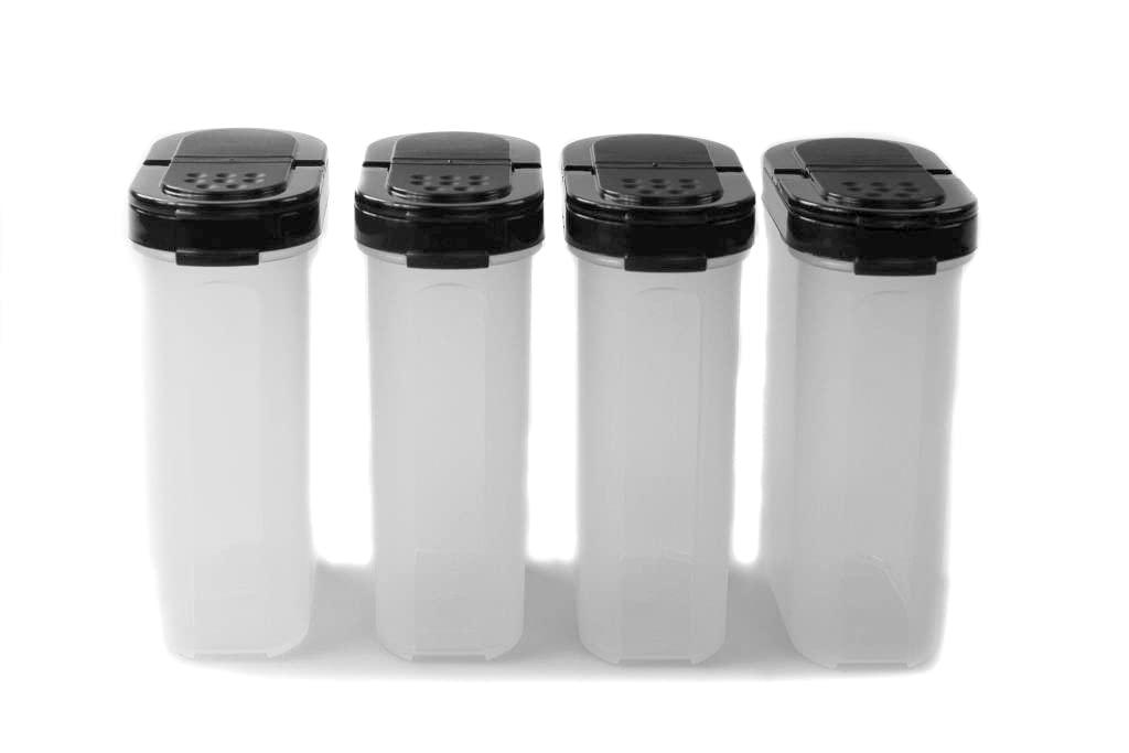 Tupperware Modular Spice Shaker Large black (4) 37582