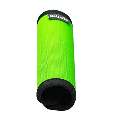 Hibate Comfort Neoprene Luggage Handle Wraps Grip - Fluorescent Green, Pack of 5 - Thumbnail 3