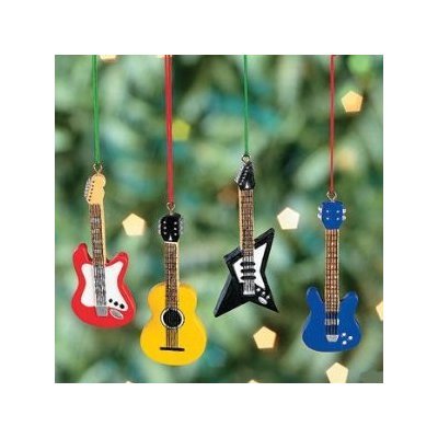 12 mini 3" guitar christmas ornaments/bass/acousti…