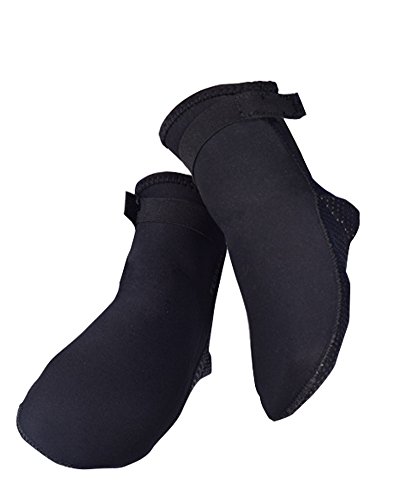 Nachvorn Wetsuits Socks Premium 3mm Neoprene Water Fin Socks for Beach Swim Surf Yoga Exercise Sand Activities,XS