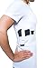 Graystone Holster Shirt Scoop Neck Concealed Carry Clothing for Women - Deep Concealment Compression CCW Clothes (White, Medium)