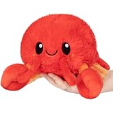 Squishable - Mini Lobster - Aquatic Collection - 11 in - Soft Toy Collectible Stuffed Animal - Claw Magnets