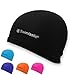 Swimtastic Lycra Swim Cap - 5 Stylish Colors to Choose from (Black)