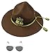 Nicky Bigs Novelties Adult Super State Trooper Mountie Hat Aviators Costume Kit, One Size