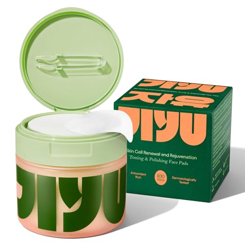 Korean Original Renewal & Rejuvenation Toner Pads, Skincare For Dark Spots, 100 Count (1Pcs)