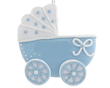 baby carriage ornament