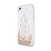 kate spade new york Liquid Glitter Case for iPhone 8 - also compatible with iPhone 7 - Pop Fizz Clink Rose Gold / Clear