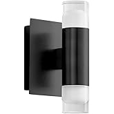 Oxygen 3-594-15 Alarum Wall Sconce, 2-Light LED 8 Total Watts, Black