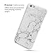 iPhone 6 Case, GMYLE Snap Cover Glossy for iPhone 6 / 6s (4.7 Display) – White Marble II Pattern Slim Hard Back Case