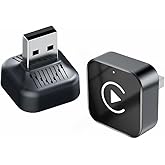 Wireless CarPlay Adapter for iPhone, Android, 2025 Upgrade Convert Wired to Wireless Apple CarPlay Adapter, Mini Size USB Design for Cars with Type-C Extension Cables, Stable Control, Plug and Play