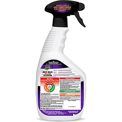 HOT SHOT READY-TO-USE BED BUG KILLER SPRAY, KILLS BED BUGS AND BED BUG EGGS, KILLS FLEAS AND DUST MITES, 32 OUNCE